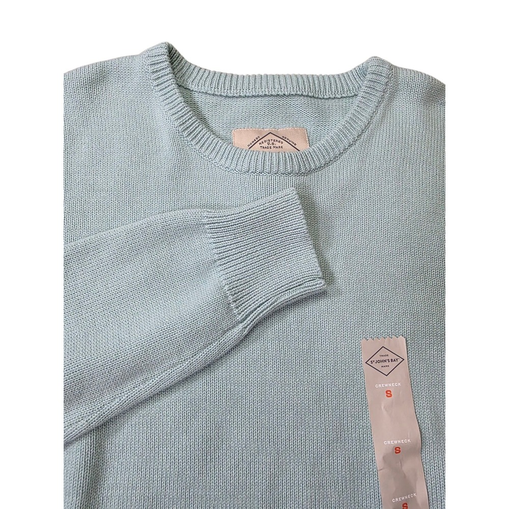 St John's Bay Crewneck Sweater Soft Knit Pullover Classic Mens Small